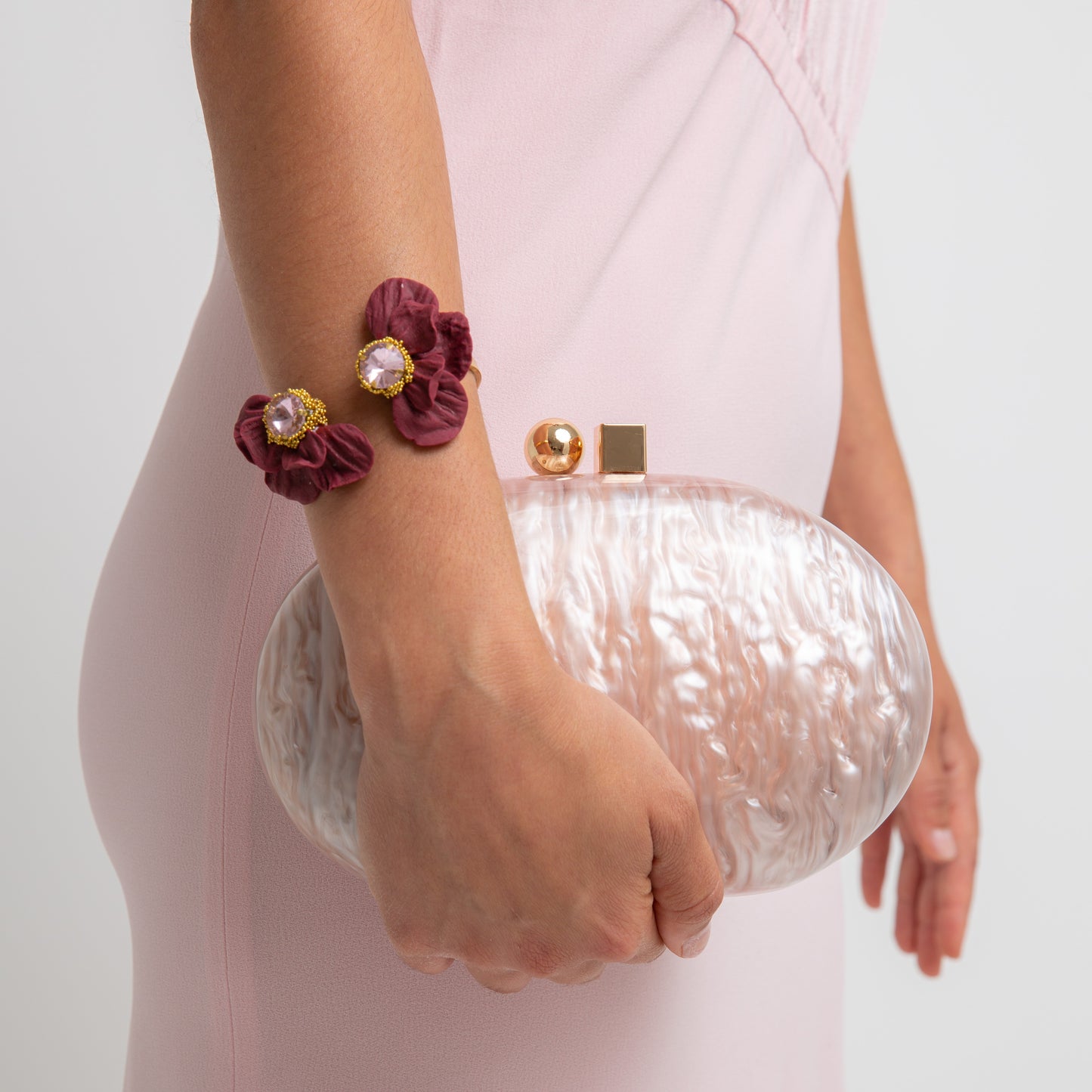 BRAZALETE FLORENCIA -CEREZA-