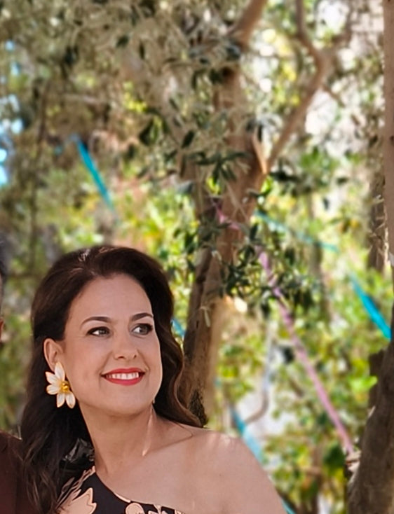 PENDIENTE MARGARITA- BUGANVILLA