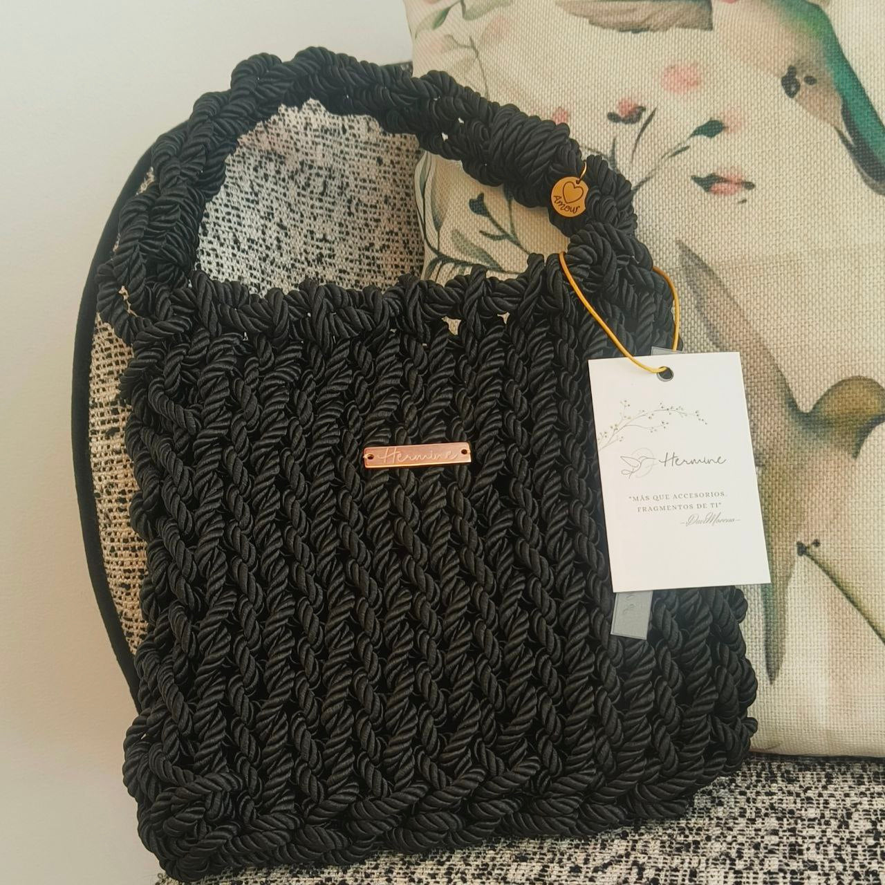 SIRA- BOLSO DE SEDA TRENZADA