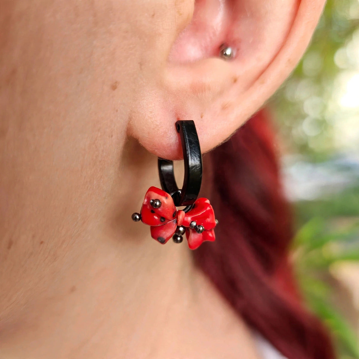 PENDIENTES ÉBANO